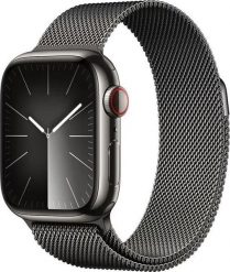 Smartwatch Apple Watch 9 GPS + Cellular 41mm Graphite Stainless Steel Grafitowy (MRJA3QP/A). Szare zegarki smartwatch Apple. Za 3,096.59 zł.