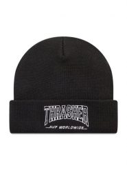 HUF Czapka Field Crew Beanie BN00133 Czarny. Czarne czapki męskie HUF, na zimę, bez wzorów, z materiału. Za 169.99 zł.
