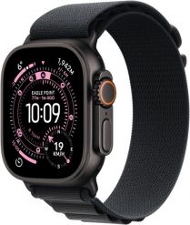 Smartwatch Apple Watch Ultra 3 GPS + Cellular 49mm Black Titanium / Alpine Loop L Czarny (MF0X4QI/A). Czarne zegarki smartwatch Apple. Za 3,530.75 zł.