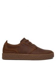 Clarks Sneakersy StreethillLace 26183418 Brązowy. Brązowe buty sportowe na co dzień męskie Clarks, m, bez wzorów, z nubiku, bez ramiączek, bez kaptura. Za 439.99 zł.