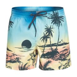 Szorty kąpielowe męskie Quiksilver Everyday Paradise Volley 15". Niebieskie kąpielówki męskie Quiksilver, m, bez wzorów. W wyprzedaży za 185.00 zł.