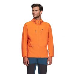 Kurtka softshell turystyczna męska dla dorosłych Alpinus Pourri. Brązowe kurtki softshell męskie Alpinus, m, bez wzorów, z softshellu, bez kaptura, trekkingowe. Za 299.00 zł.