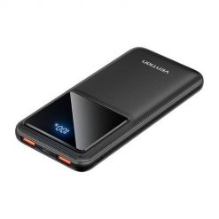 Powerbank, Vention, FHKB0, 10000mAh, Micro-USB, USB-C, 2xUSB-A, 22.5W (czarny). Czarne powerbanki Vention. Za 90.00 zł.