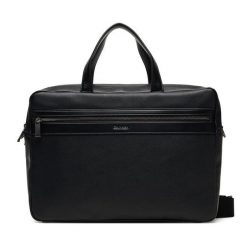 Torba na laptopa Calvin Klein. Czarne torby na laptopa męskie Calvin Klein, bez wzorów, małe. Za 449.99 zł.