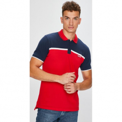 Levi's - Polo. Brązowe koszulki polo męskie Levi's, z bawełny, polo, z krótkim rękawem. W wyprzedaży za 129.90 zł.