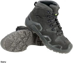 Trzewik outdoorowy DEFENDER OB - oliwkowy 46. Zielone buty trekkingowe męskie Stalco, bez wzorów, bez zapięcia. Za 552.95 zł.