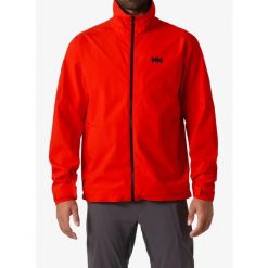 Kurtka przeciwdeszczowa męska Helly Hansen HP Racing Jacket 2.0. Czerwone kurtki męskie Helly Hansen, m, bez wzorów, sportowe, bez ramiączek, bez kaptura. Za 698.50 zł.