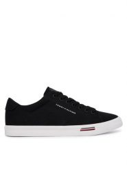 Tommy Hilfiger Tenisówki Vulc Core Rwb Long Lace Cvs FM0FM05813 Czarny. Czarne trampki męskie Tommy Hilfiger, bez wzorów, z materiału, bez zapięcia. Za 329.99 zł.
