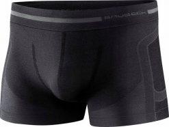 Brubeck BX11530 Bokserki męskie COMFORT WOOL czarny 5XL. Czarne bokserki męskie Brubeck, m, bez wzorów. Za 105.92 zł.