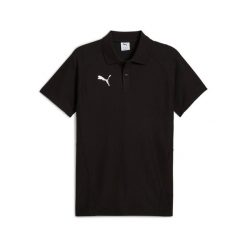 Polo Puma TeamEvostripe. Czarne koszulki polo męskie Puma, m, bez wzorów, sportowe, bez kołnierzyka, bez ramiączek. Za 213.50 zł.