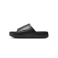 Klapki męskie Nike Calm Slide. Czarne klapki i japonki męskie Nike, bez wzorów, z materiału. Za 393.00 zł.