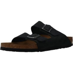 Klapki Birkenstock 552113. Czarne klapki i japonki męskie Birkenstock, bez wzorów, z materiału. Za 419.00 zł.