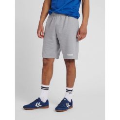 Spodenki sportowe męskie Hummel Go Cotton Bermuda Shorts. Szare szorty sportowe męskie HUMMEL, bez wzorów, sportowe. Za 118.00 zł.