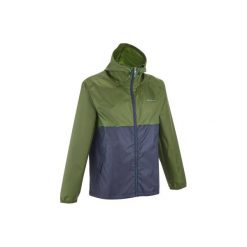 Kurtka przeciwdeszczowa turystyczna Raincut na zamek męska. Kurtki męskie marki QUECHUA. W wyprzedaży za 39.99 zł.
