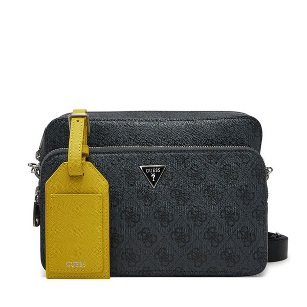 Saszetka Guess. Czarne saszetki męskie Guess, z aplikacjami, małe. Za 279.99 zł.