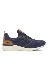 Mustang Sneakersy 4132-311 Granatowy. Niebieskie buty sportowe na co dzień męskie Mustang, m, bez wzorów, z materiału, bez ramiączek, bez kaptura. Za 223.99 zł.