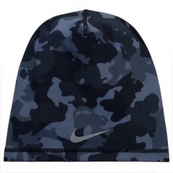 Czapka dla dorosłych Peak Dri-FIT Uncuffed Beanie. Szare czapki męskie Nike, bez wzorów, z elastanu. Za 149.99 zł.