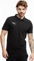 Puma Koszulka męska Puma Team Goal Casuals Polo czarna 658605 03 M. Czarne koszulki polo męskie Puma, m, bez wzorów, bez kołnierzyka, bez ramiączek. Za 121.45 zł.