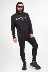 Bluza męska z kapturem BALMAIN. Bluzy nierozpinane męskie Balmain, m, bez wzorów, bez ramiączek, z kapturem. W wyprzedaży za 2,657.85 zł.