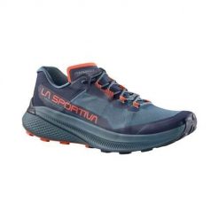 Buty do biegania męskie La Sportiva La Prodigio. Niebieskie buty do biegania męskie La Sportiva, bez wzorów, z materiału, bez zapięcia, do biegania. Za 809.00 zł.