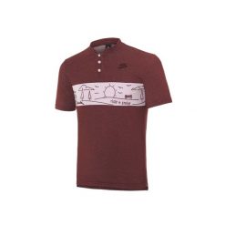 Polo Spiuk Town. Brązowe koszulki polo męskie SPIUK, m, bez wzorów, bez kołnierzyka, bez ramiączek. Za 160.50 zł.