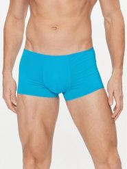 HOM Bokserki 404755 Niebieski. Niebieskie bokserki męskie HOM, m, bez wzorów, z syntetyku. Za 149.99 zł.