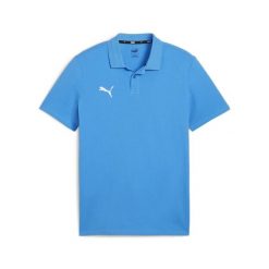 Polo Puma Teamgoal Casuals. Niebieskie koszulki polo męskie Puma, m, bez wzorów, z bawełny, sportowe, bez kołnierzyka, bez ramiączek. Za 89.09 zł.