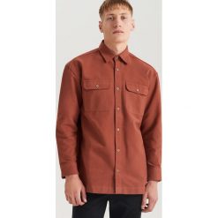 Koszula flanelowa oversize ReDesign - Bordowy. Czerwone koszule męskie Reserved. Za 139.99 zł.