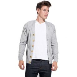 William De Faye Sweter Męski M Jasnoszary. Szare swetry męskie William De Faye, z kaszmiru. Za 289.00 zł.