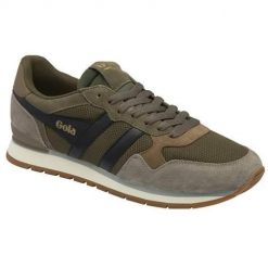 Buty do chodzenia męskie Gola Colorado 2024. Zielone buty sportowe na co dzień męskie Gola, m, bez wzorów, z materiału, bez ramiączek, bez kaptura, trekkingowe. Za 424.00 zł.