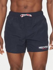 Hechter Paris Szorty kąpielowe 26670 151327 Granatowy Regular Fit. Niebieskie kąpielówki męskie Hechter Paris, bez wzorów, z syntetyku. Za 179.99 zł.