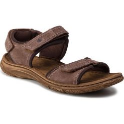 Sandały JOSEF SEIBEL - Carlo 06 27606 TE796 310 Brasil. Brązowe sandały męskie Josef Seibel, z materiału, bez zapięcia. W wyprzedaży za 199.00 zł.