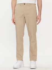 Jack & Jones Chinosy Dave 12212930 Szary Regular Fit. Szare eleganckie spodnie męskie Jack & Jones, bez wzorów, z bawełny. Za 139.99 zł.