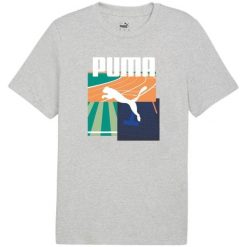 Męska Koszulka Sportowa Summer II. Szare t-shirty sportowe męskie Puma, m, bez wzorów, sportowe, bez ramiączek. Za 138.99 zł.