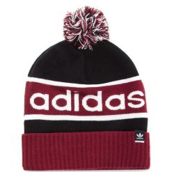 Czapka adidas - Pompombeanie DH2574 Black/Cburgu/White. Czerwone czapki męskie ADIDAS, z elastanu. Za 129.00 zł.