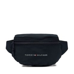 Saszetka nerka Tommy Hilfiger. Niebieskie saszetki męskie Tommy Hilfiger, bez wzorów, małe. Za 219.99 zł.