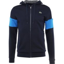 Lacoste Sport Bluza rozpinana navy blue/white/blue royal/pitch. Niebieskie bluzy bez kaptura męskie Lacoste Sport, z bawełny, sportowe. Za 459.00 zł.