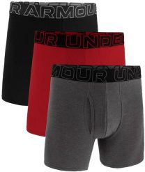Bokserki męskie UNDER ARMOUR Szare - 3 PAK Performance XL. Szare bokserki męskie Under Armour, m, bez wzorów. Za 130.90 zł.