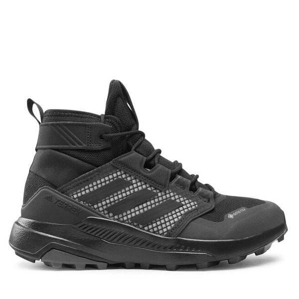 Trekkingi adidas. Czarne buty trekkingowe męskie ADIDAS, bez wzorów, z gore-texu, bez zapięcia, trekkingowe, adidas terrex, gore-tex. Za 469.99 zł.