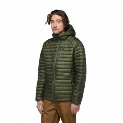 Męska kurtka puchowa Black Diamond Approach Down Hoody. Zielone kurtki męskie Black Diamond, m, bez wzorów, z puchu, sportowe, bez ramiączek, bez kaptura. Za 959.99 zł.