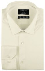 Jednokolorowa, Bawełniana Koszula o Prostym Kroju - Pistacjowa. Zielone koszule męskie Pazzani, bez wzorów, z bawełny, bez kołnierzyka, bez ramiączek. Za 169.00 zł.