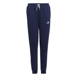 Entrada 22 Sweat Pants. Niebieskie spodnie dresowe męskie ADIDAS, bez wzorów, z bawełny. Za 121.00 zł.