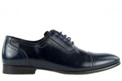 Półbuty John Doubare 2532-25-1 Blue, Granat, Skóra naturalna - 40. Niebieskie eleganckie półbuty męskie John Doubare, ze skóry, eleganckie, bez obcasa, bez zapięcia. W wyprzedaży za 134.10 zł.