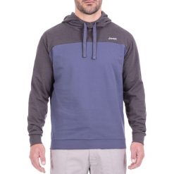 Bluza w kolorze szaro-niebieskim. Bluzy nierozpinane męskie marki Jeep. W wyprzedaży za 99.95 zł.