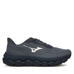 Buty do biegania Mizuno. Szare buty do biegania męskie Mizuno, bez wzorów, bez zapięcia, do biegania, mizuno wave. Za 759.99 zł.