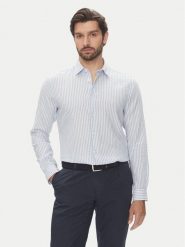 Pierre Cardin Koszula C6 41017.0482 Błękitny Modern Fit. Niebieskie koszule męskie Pierre Cardin, m, bez wzorów, z bawełny, bez kołnierzyka, bez ramiączek. Za 259.99 zł.