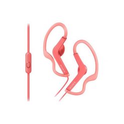 Sportowe słuchawki douszne SONY MDR-AS210AP Różowy. Słuchawki douszne marki SONY. Za 61.90 zł.