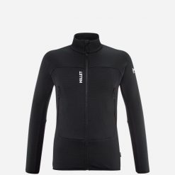Kurtka polarowa męska MILLET M Fusion Grid Jkt Czarny. Czarne kurtki męskie Millet, m, bez wzorów, z polaru, bez ramiączek, bez kaptura. Za 679.00 zł.