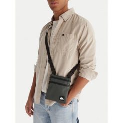 Saszetka Quiksilver. Szare saszetki męskie Quiksilver, bez wzorów, małe. Za 69.99 zł.