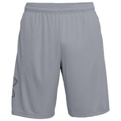 Szorty sportowe Szary. Czarne szorty sportowe męskie Under Armour, bez wzorów, sportowe. Za 186.50 zł.